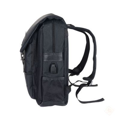Mochila Para Notebook Até 15,6 Com Porta Usb Preta - Vinik