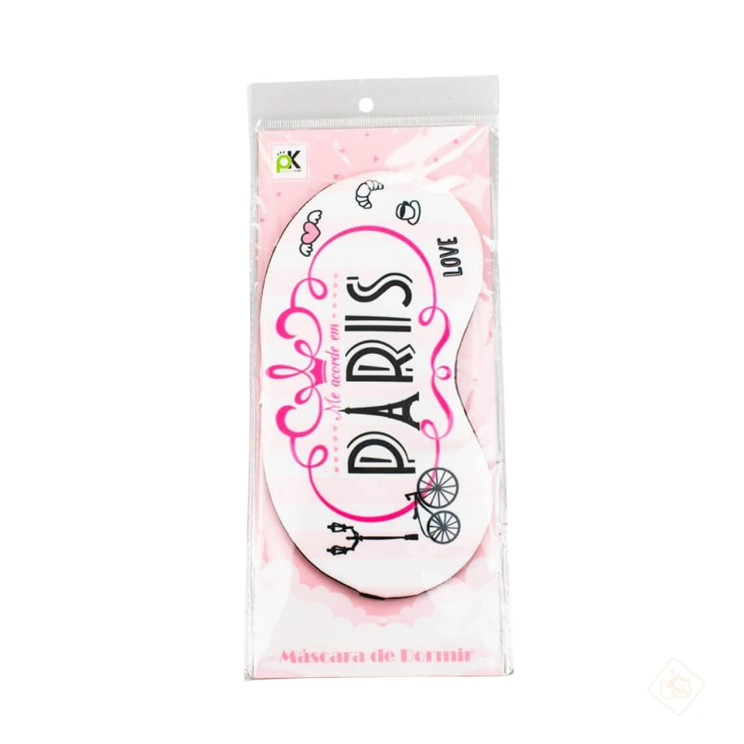 Máscara de Dormir Me Acorde em Paris Love - Taimes