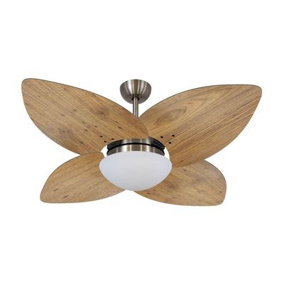 Ventilador De Teto Kovalski Bronze 4 Pás Rádica Freijó 127V 110V