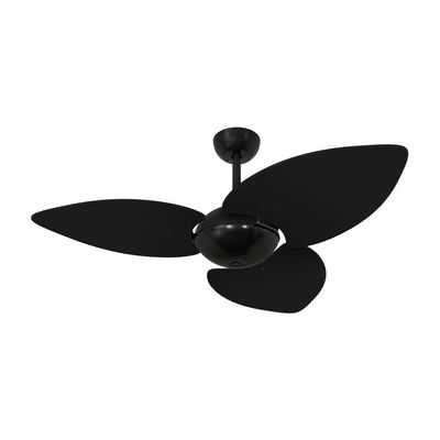 Ventilador De Teto Kovalski Nero Office 3 Pás Preto 127V 110V