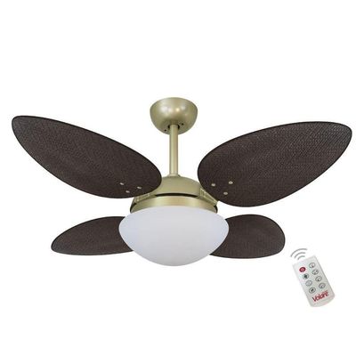 Ventilador Premium Tabaco 220V E Controle Remoto 220V