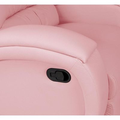 Poltrona Reclinável Imperial Zero Wall Amamentação Com Assento De Elevação Corano Rosa 309