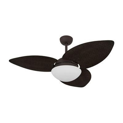 Ventilador De Teto Marrom 3 Pás Palmae Tabaco 220V 220V