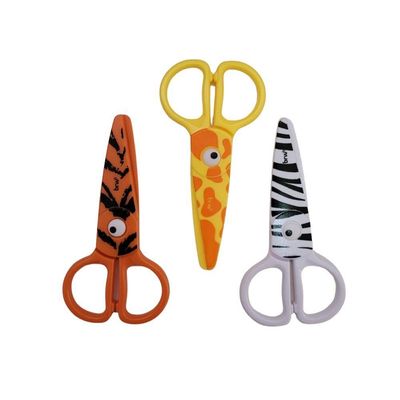 Tesoura Escolar Sem Lâmina Pet Zoo - Brw