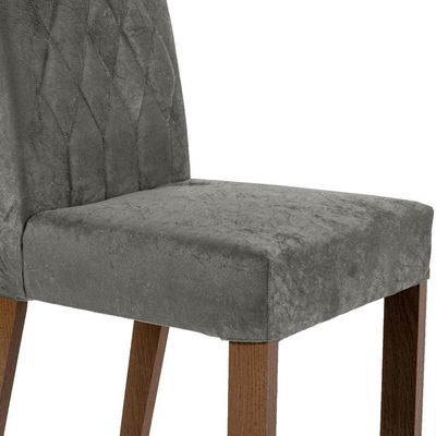 Conjunto Sala Jantar Mesa Madeira 6 Cadeiras Rustic