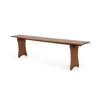 Mesa De Jantar Retangular Dobrável 200cm 2 Bancos Imbuia