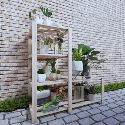 Armario Aberto Com Design Vintage Multiuso Em Madeira Pinus
