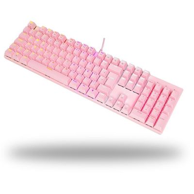 Teclado Mecânico Gamer Dazz Orion Essential Rgb Switch Yh Blue Abnt2 Rosa D62000132