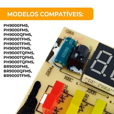 Placa Display Evaporadora 9.000 Btus Philco Original Rd32gbkft-xs