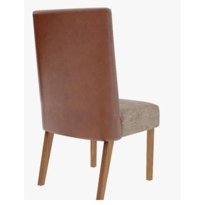 Conjunto Mesa De Jantar Henn Adriana Tampo De Vidro Nature/off/caramelo/creme