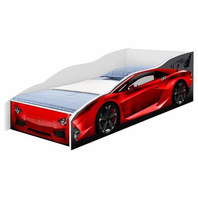 Cama Infantil Carro Vermelho