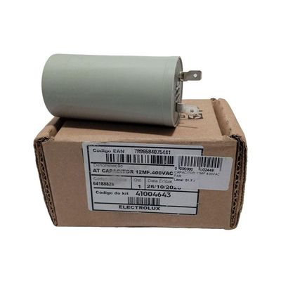 Capacitor 12Mf p/Lavadora 220V Electrolux 64188826 220v