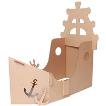 Kit Navio Casinha Para Brincar - Papelão - 202701