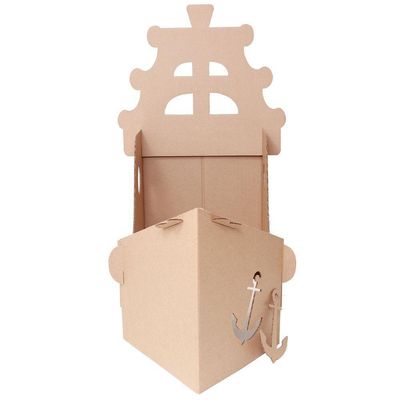 Kit Navio Casinha Para Brincar - Papelão - 202701