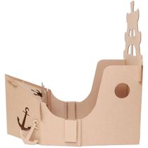 Kit Navio Casinha Para Brincar - Papelão - 202701