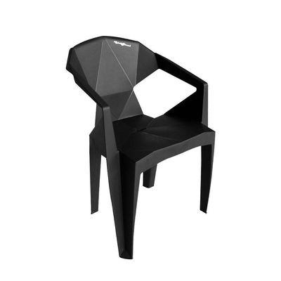 Kit 6 Cadeiras New Alegra 3d Preta Preto