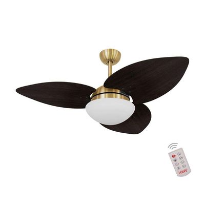 Ventilador De Teto Kovalski 3 Pás 127V Com Controle 110V