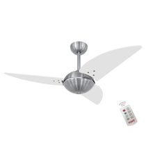 Ventilador Off Clear Branco 220V E Controle Remoto