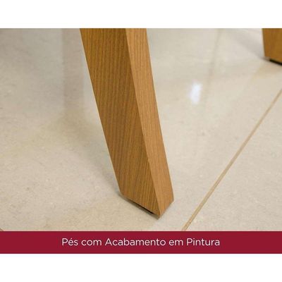 Cadeira Sala de Jantar Anne Kit 6 Un Nature/Courano/Linho - Henn