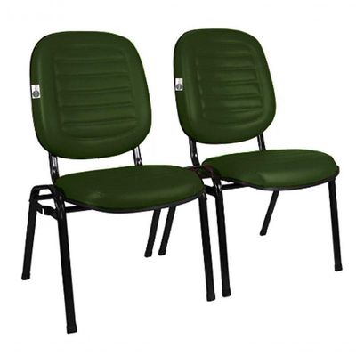 Cadeira Empilhável Para Igrejas Evangélicas Linha Holy Verde