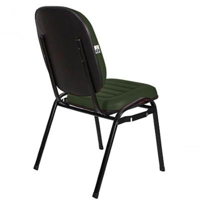 Cadeira Empilhável Para Igrejas Evangélicas Linha Holy Verde