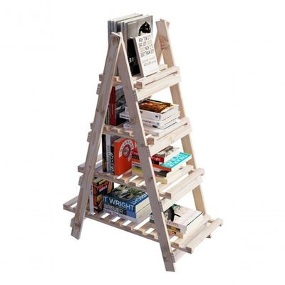 Estante Para Livros Piramide Escada Articulada Versátil
