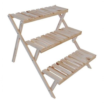 Estante Treliça Tripla Design Escada Para Jardim Decorativa