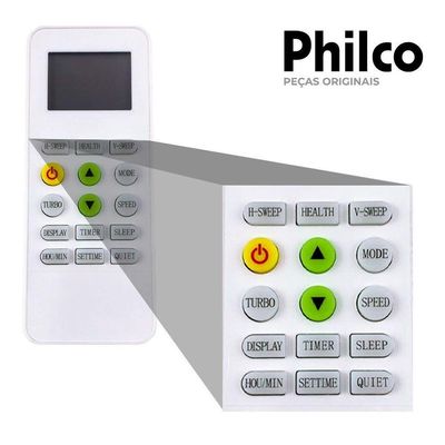 Controle Remoto Ar Condicionado 9.000 A 24.000 Philco Original único