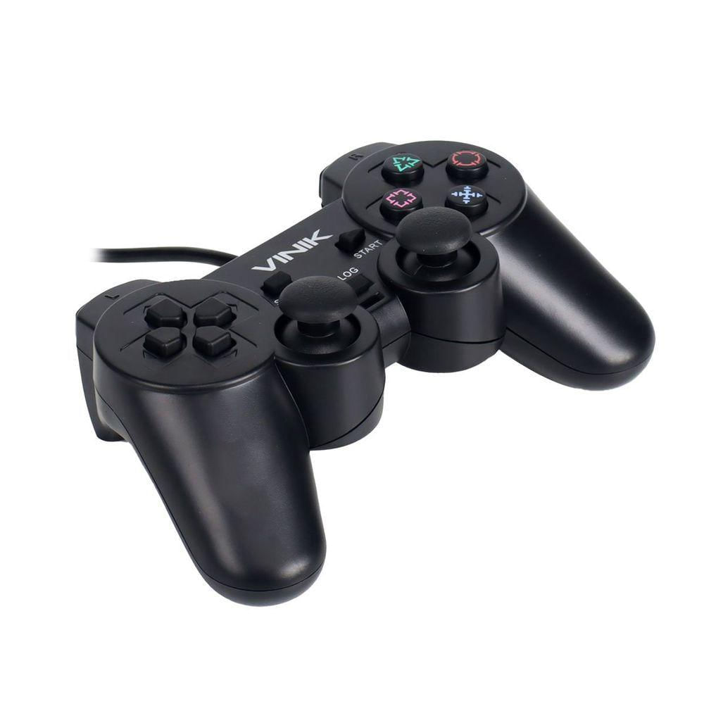 Controle Pc Usb Ps2-playstation 2 - Retrô - Vinik Play 2