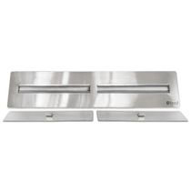 Lareira Ecológica a Álcool Classe A Aço Inox Queimador Duplo