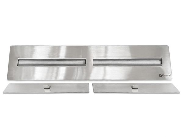 Lareira Ecológica a Álcool Classe A Aço Inox Queimador Duplo