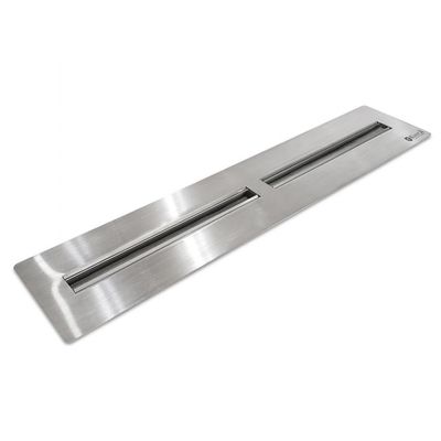 Lareira Ecológica a Álcool Classe A Aço Inox Queimador Duplo