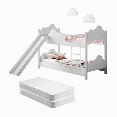 Beliche Branco C/ Escorregador Colchões E 2 Luminárias