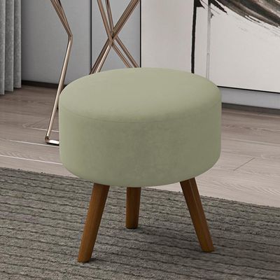 Puff Puf Para Sala Pes Palito Small Veludo Sl 940 Peer
