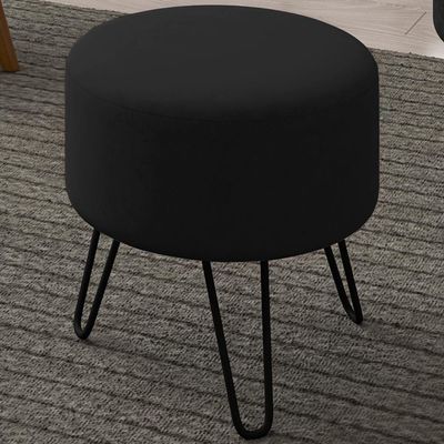Puff Puf Para Sala Pes Metal Small Veludo Sl 944 Peer Sl 944