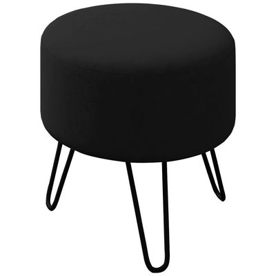 Puff Puf Para Sala Pes Metal Small Veludo Sl 944 Peer Sl 944