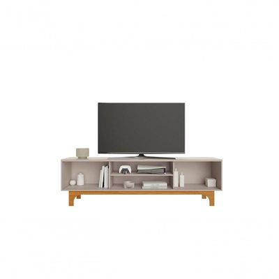 Rack Para Tv Até 70 Polegadas Trunfo Candian - Jcm Movelaria Off White-cinamomo