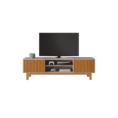 Rack Para Tv Até 70 Polegadas Trunfo Candian - Jcm Movelaria Off White-cinamomo