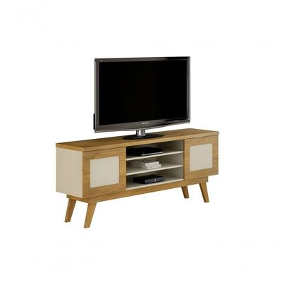 Rack Para Tv Até 65 Polegadas 2 Portas Detroit Valdemoveis Cinamomo-off