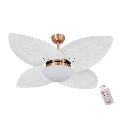 Ventilador De Teto 4 Pás Palmae Branco 220v C/ Controle 220V