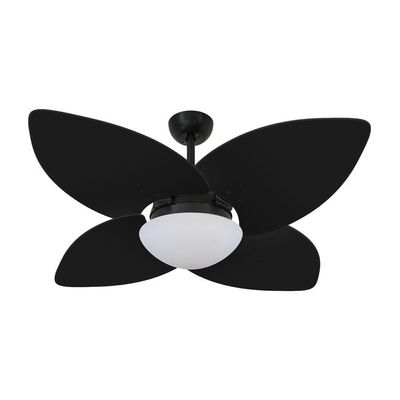 Ventilador De Teto Dormamu Nero 4 Pás Preto 127v 110V