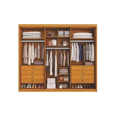 Guarda Roupa 6 Portas E 8 Gavetas Bérgamo Cacau - Conquista