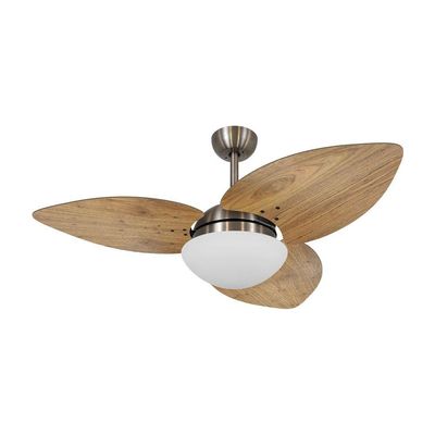 Ventilador De Teto Dormamu Bronze 3 Pás Rádica Freijó 127v 110V