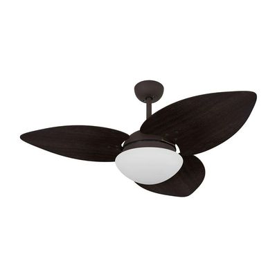 Ventilador De Teto Marrom Texturizado 3 Pás Tabaco 220v 220V