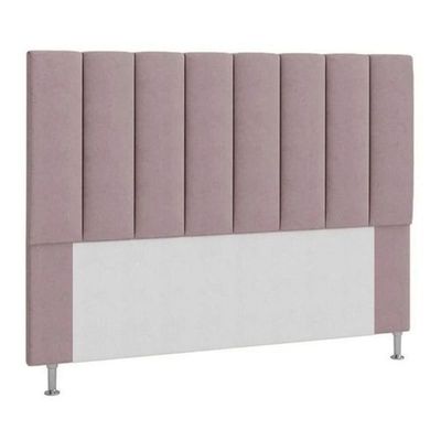 Cabeceira Estofada Cama Box King 195 Cm Rose
