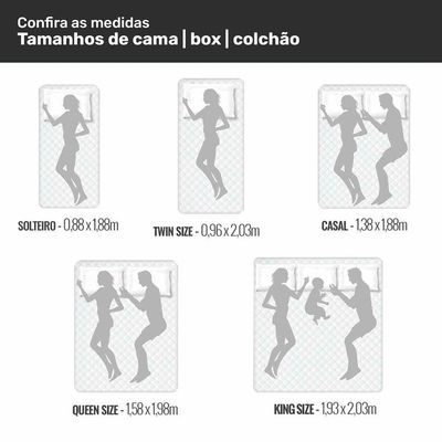 Cabeceira Cama Box Casal Queen Size Luana 160cm Sintético Branco - Abmaza