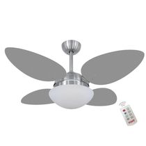 Ventilador Volare Petalo Quad Titanio 220v E Controle Remoto