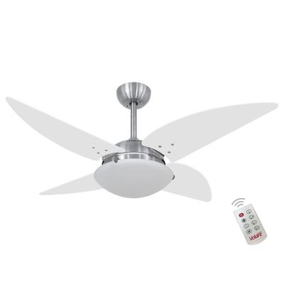 Ventilador Volare Quad Branco 220v E Controle Remoto 220V