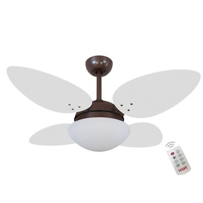 Ventilador Volare Petalo Quad Branco 220v E Controle Remoto 220V