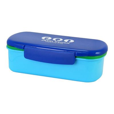 Conjunto Lancheira Térmica Com Pote P- Lanche 450ml E Garrafa - Mochila Escolar Azul